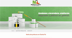 Desktop Screenshot of marcelolopezpintura.com